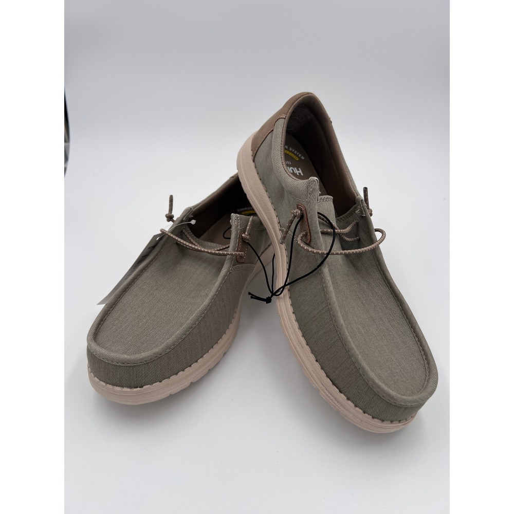 NEW Hurley Nesota Mens Tan Water Repellent Memory Foam Slip On Loafers Size 9